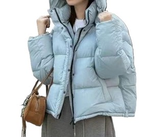 Chaqueta de invierno elegante de color personalizado Chaqueta acolchada con múltiples bolsillos de alta calidad Chaqueta acolchada elegante informal para mujer - Product Image 1