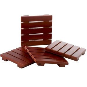 Juego de Posavasos de Madera Natural Creados para Resistir la Humedad y Brindar Cuidado Duradero a los Muebles - Product Image 4
