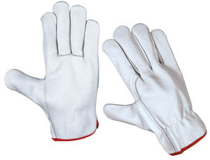 OEM Unlined Driver Gloves With Maximum Protection Round Thumb Styled <b>Shirred</b> <b>Elastic</b> Back In Goatskin Leather - Product Image 2