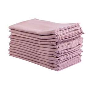 100% ensemble de serviettes en satin de coton à séchage rapide serviette en lin solide blanc tissé pour la maison hôtels restaurants utilisation durable de la cuisine - Product Image 2