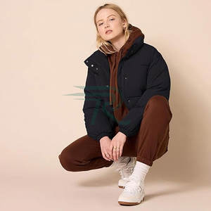 Chaqueta Corta Acolchada Nueva, Chaqueta de Algodón con Logotipo Personalizado, Cierre de Burbuja, Transpirable, Talla Grande, Chaqueta de Otoño - Product Image 5