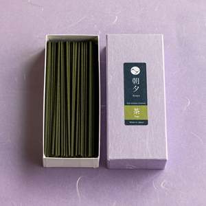Palitos de incienso de té verde Matcha bajo humo 40 g - Product Image 1