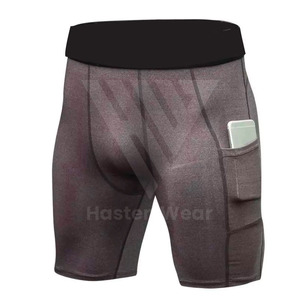 Pantalones Cortos de Compresión Avanzados Hechos con Tela Elástica que Ofrece un Ajuste Suave, Opciones de Logotipo Personalizado y Soporte OEM al por Mayor - Product Image 3
