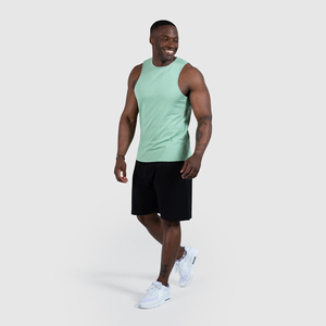 Men's New Fitness Clothing Breathable Quick-Drying <b>Sleeveless</b> Vest O-Neck Collar Sweat-Absorbent Print Design <b>Sleeveless</b> <b>Tshirt</b> - Product Image 6