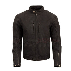 Chaqueta de Motociclista de Cuero para Hombre, Personalizada, con Protección, Transpirable, Resistente al Viento, Estampada, Tallas Grandes, Impermeable, de Secado Rápido, al Mejor Precio - Product Image 1