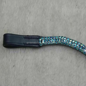 Bracelet de sourcils en cuir personnalisé, 1 pièce, avec strass scintillants, forme incurvée, design fait à la main, fabrication Exclusive - Product Image 4