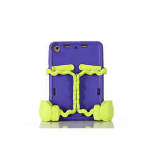 Étui de protection antichoc en silicone Netzy Mini 1 Eva Boxer pour iPad Mini violet - Matériau PC pour le repos et l'utilisation - Product Image 1