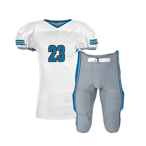 ชุดอเมริกันฟุตบอลของผู้ชายมาใหม่ระบายอากาศได้ดีแห้งเร็วคุณภาพสูงสำหรับผู้ใหญ่กำหนดเองป้องกันแบคทีเรีย - Product Image 6