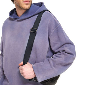 Hommes Hiver Casual Sun Faded Hoodies Solid Color 100% Cotton Fleece Breathable High Quality Fashion Wear - Product Image 5