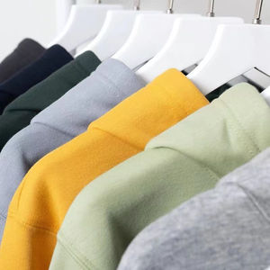 Men's Classic Solid Color Distressed Pullover Hoodies Comfortable Embroidered Logo Plus Size Rhinestone Cotton <b>Blended</b> Hoodie - Product Image 1