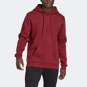 Sweat à capuche épais en polaire pour homme, logo personnalisé, style décontracté d'hiver, manches longues, streetwear, uni, teinture unie, coupe ajustée - Product Image 1