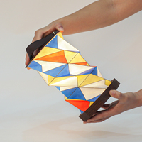 Lampes de table en papier pour la décoration de la maison, lumière pliable, arbre de Noël, matériaux spéciaux, lampe en papier rechargeable, cadeaux promotionnels d'entreprise