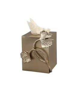 Newly Design Metal Hammered Napkin Box Rectangular Shape Customized Logo Napkin <b>Tissue</b> <b>Paper</b> Box From India - Product Image 3