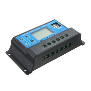 Contrôleur <span class=keywords><strong>solaire</strong></span> 20A Régulateur <span class=keywords><strong>solaire</strong></span> <span class=keywords><strong>Panneau</strong></span> <span class=keywords><strong>solaire</strong></span> Chargeur de batterie Contrôleur Système d'alimentation domestique 20A 12V/24V avec double USB - Product Image 6