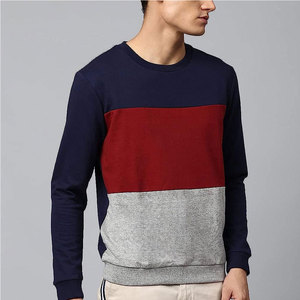 Vente directe usine – Sweat-shirt d'hiver pour homme, uni, avec logo personnalisé imprimé, coupe classique, 100 % coton molletonné, anti-plis et coupe-vent - Product Image 3