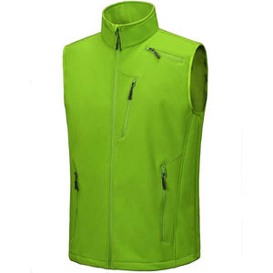 Custom Golf Softshell chaqueta sin mangas a prueba de viento ligero resistente al agua transpirable ropa deportiva al aire libre chaleco para hombres y mujeres - Product Image 4