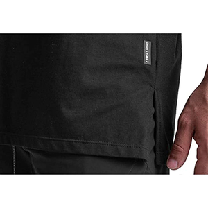 เสื้อยืดออกกำลังกายผู้ชายแขนสั้นลำลองทรงหลวมพิมพ์ลาย - Product Image 3