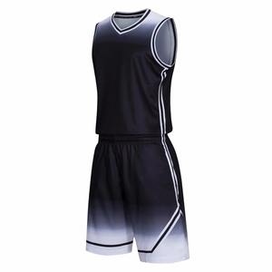 Ensembles de maillots de basket-ball sur mesure avec logo, taille plus, unisexe, adultes, respirants, antibactériens, séchage rapide, vêtements de sport - Product Image 2
