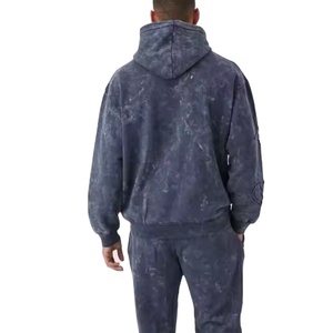 <b>100</b>% <b>Polyester</b> Fleece/French Terry Quick Dry Breathable Acid Washed Winter Unisex Streetwear Fashion Distressed Plain - Product Image 2