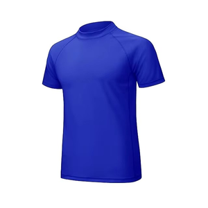 2025 Custom Rash Guard transpirable elástico poliéster compresión manga corta para MMA Surf deportes correr Jogging-Active Bottoms - Product Image 3