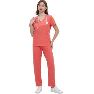 Vêtements d'hôpital unisexes, vente chaude, haute qualité, élasthanne/coton peigné, élastique, séchage rapide, détection des aiguilles, logo personnalisé - Product Image 1