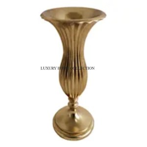 Décoration de table en laiton massif Home Festival Classic Flower Trumpet New Designer Indoor and Outdoor Horn Shape Brass Trumpet - Product Image 3