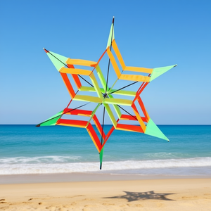 ว่าวบีดีที แบบสายเดี่ยว 3 มิติ ลายดอกบัว ของเล่นชายหาด พร้อมสายยาว 30 เมตร และขนาดแนวทแยง 150 ซม. - Product Image 3