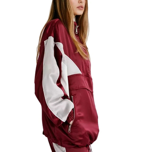 Chándales Deportivos Impermeables de Poliéster Ligero para Mujer, Color Sólido, Personalizados con Estampado, Ropa Deportiva Urbana, Cortavientos - Product Image 4