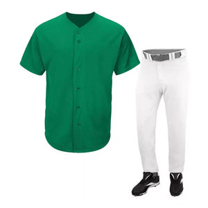 <b>Red</b> And White Latest Design Men Baseball Uniform 2025 Good Quality Wholesale Best Quality Baseball Uniform - Product Image 5