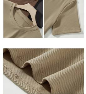 Camisa de Mujer Personalizada ODM, Transpirable, de Algodón Suave, Diseño Casual de Verano, Moda Moderna, Ropa Urbana Premium al por Mayor - Product Image 2