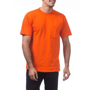 Camiseta de Cuello Redondo para Hombre, Cómoda, Suave, 100% Algodón, Gruesa, Lisa - Product Image 2