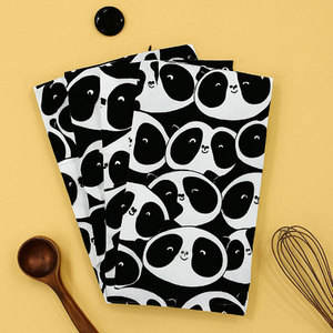 Fourniture en gros de serviettes de cuisine en coton 100% brodées et colorées personnalisées avec impression personnalisée - Product Image 4