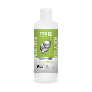 TTO-X Prebiotic & Collagen Keratin and Argan Moisturizing & Nourishing Unisex <b>Shampoo</b> 500 ml - Product Image 1