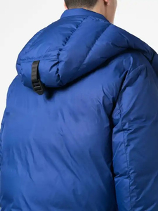 Chaqueta de invierno para hombre, abrigo para exteriores, logotipo de impresión personalizado de alta calidad, chaqueta acolchada recortada, abrigo deportivo con burbujas para hombre - Product Image 4