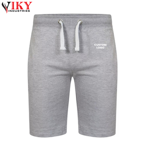 <b>Mens</b> Sleeveless Hoodie With <b>Shorts</b> Set Gym Fitness Wear Gray Color Casual 2 Piece Outfits Tracksuit Set - Product Image 4