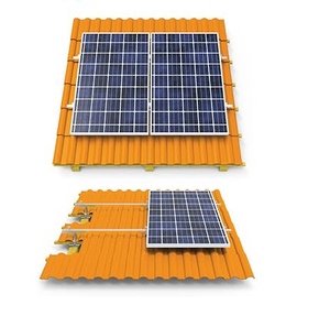 Pinces de fixation solaires réglables en aluminium 30mm 35mm pour <span class=keywords><strong>panneaux</strong></span> photovoltaïques avec système de montage rapide - Product Image 2