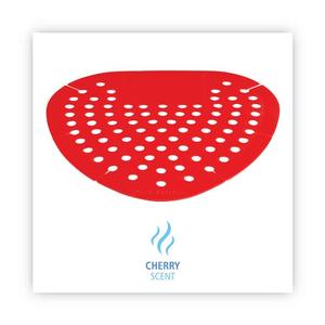 Rejilla desechable para urinario con fragancia a cereza Boardwalk, en forma sólida, color rojo, paquete de 1 docena para uso en baños - Product Image 4