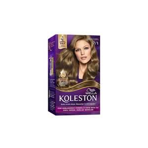 Koleston 7/1 Ash Blonde <b>Hair</b> <b>Dye</b> <b>Kit</b> Herbal Ammonia-Free Long-Lasting 100ml Lotion 30ml Cream Free GMP MSDS Certified - Product Image 1