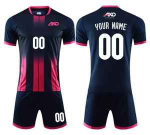 Nouveaux ensembles de maillots de football pour adultes respirant taille élastique Polyester/coton uniformes de football couleurs personnalisées Logo de haute qualité - Product Image 1