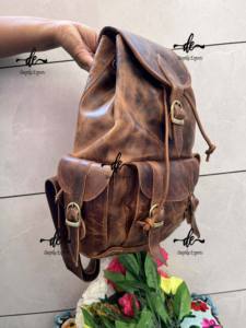 Crunch Leather <b>Backpack</b> Stylish <b>Multi</b> Uses Bags New Design Pocket <b>Multi</b> Uses <b>Backpack</b> Wholesale Bulk Product - Product Image 2