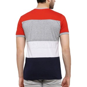 Camisetas Personalizadas para Hombre al Mejor Precio y con MOQ Bajo, Estilo Urbano, Camiseta de Media Manga Elegante, Camisetas de Panel Personalizadas de Primera Calidad - Product Image 3