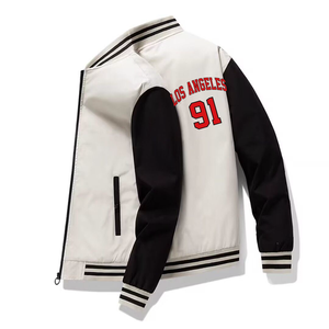 2025 nouveaux hommes décontracté veste à glissière pilote veste à la mode Baseball veste rue vêtements de sport grande taille - Product Image 1