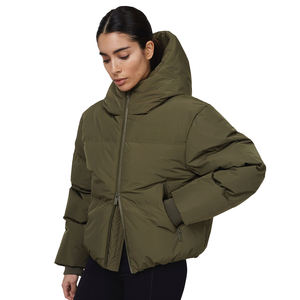 Wholesale Custom High Quality Women Casual Warm Streetwear with Logo Easywear Custom Thick <b>Light</b> Weight Winter <b>Puffer</b> <b>Jacket</b> - Product Image 4