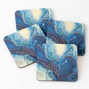 Laser Cutting <b>Wood</b> Coasters Thin Acacia Walnut <b>Wood</b> Coaster Printed Top Selling Custom Shape and Size at Star Crafts India - Product Image 2