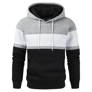 French Terry Hoodie hombres 380 GSM algodón personalizado impreso pulóver Streetwear Casual Fit suave Interior gota hombro sudadera - Product Image 1