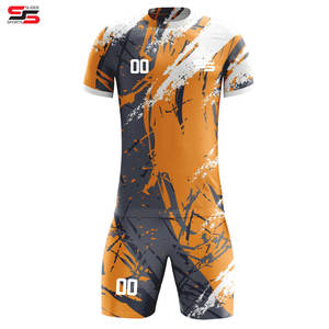 Diseño personalizado mejor poliéster sublimación fútbol uniformes OEM precio al por mayor uniforme de fútbol - Product Image 4