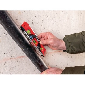 Nivel de burbuja SOLA Torpedo T PRO 23 cm, aluminio/plástico ABS, rojo/negro, precisión de 1 mm/m - Product Image 5