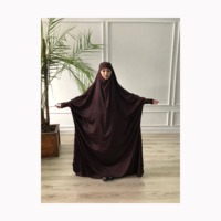 Ensemble deux pièces modeste avec jupe, Niqab Nida de haute qualité, Khimar à cordons, Vêtements musulmans islamiques, Abaya de prière en gros, 100% Soie
