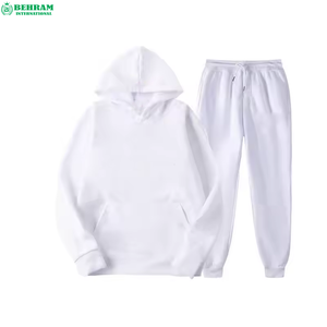 Nuevos Conjuntos Deportivos de Gimnasio al por Mayor 2024, Sudadera con Capucha de Felpa de Algodón, Cierre con Cordón, Trajes Deportivos Unisex de Gran Peso - Product Image 6