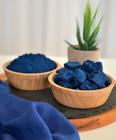 Nila Sahraoui Marocain pour Exfoliation, Nettoyage et Purification, Poudre Orientale Radiante Bleue Nila pour Éclaircissement, Végan